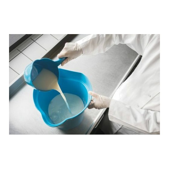 Seau gradué PP bleu anse inox 6 L Seau gradué PP bleu anse inox 6 L