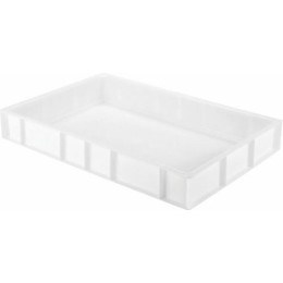 Bac à pâtons PEHD blanc 60 x 40 x 9 cm 15 L