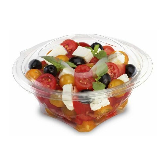 Bol salade Sekipack à couvercle déchirable 50 cl - par 400 Bol salade Sekipack à couvercle déchirable 50 cl - par 400