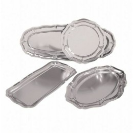 Plat ovale inox gamme choc 40x27,5cm /10