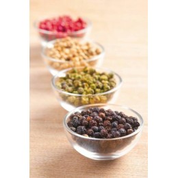 4 poivres entiers, sac de 1kg