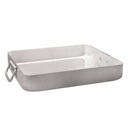Plaques à rôtir en aluminium avec anses tombantes 50 x 35 x 8 cm