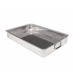 Plaque à rotir inox anses tombantes 43x33x6,5cm
