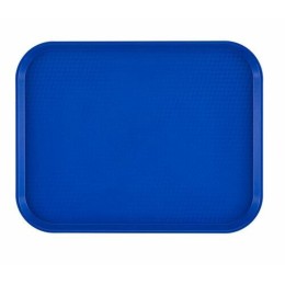 Plateau fast food PP bleu 46x36cm /12