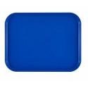 Plateau fast food PP bleu marine 46 x 36 cm - par 12