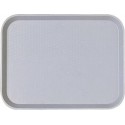 Plateau fast food PP gris 34,5 x 26,5 cm - par 24