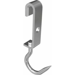 Crochet tournant inox 29 cm