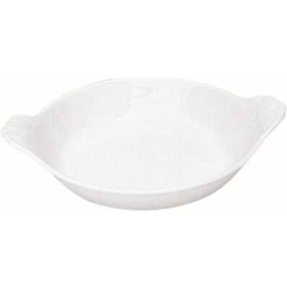 Plat rond à oreilles porcelaine 12,5cm