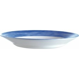 Assiette creuse brush blue jean ø22,5cm /24