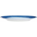 Assiette plate brush blue jean ø 15,5 cm - par 24