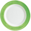 Assiette plate brush verte ø 15,5 cm - par 24