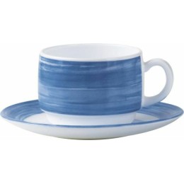 Soucoupe brush blue jean ø14cm /6
