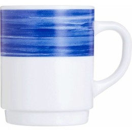 Mug Brush blue jean 26 cl - par 6
