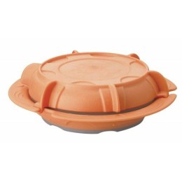Assiette thermodynamique avec couvercle orange ø 24 cm - par 6