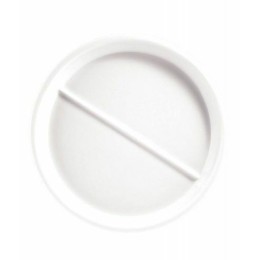 Assiette 2 comp p.séparation ø 23cm /6