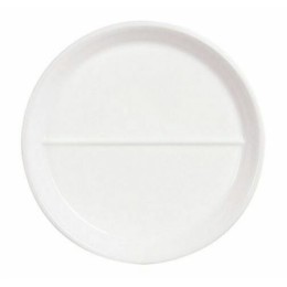 Assiette plate régithermie 2 compartiments ø23cm /6