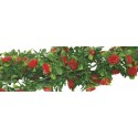 Guirlande de roses "pompon rouge" 180 cm