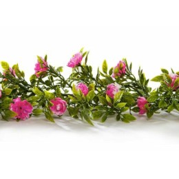 Guirlande de roses 'pompon rose' 180cm