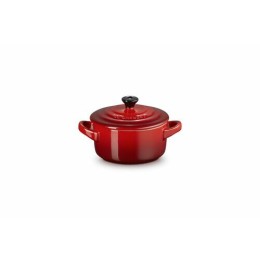 Mini cocotte ronde céramique cerise ø 10 cm