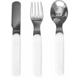 Couteau enfant ABS blanc 14 cm - par 12