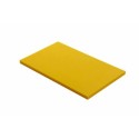 Planche de découpe PEHD jaune 50 x 30 x 2 cm