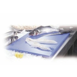 Planche de découpe PEHD bleu 60 x 40 x 2 cm