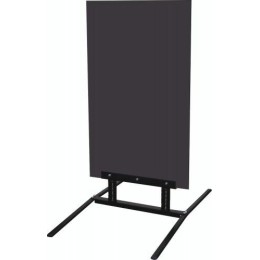 Info trottoir dibond gris 67 x 97 x 121 cm + pied métal