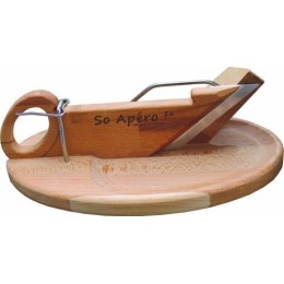 Guillotine à saucisson So Apéro ovale 15,5 x 28 x 10 cm