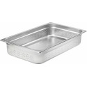Bac gastronorme perforé inox GN 1/1 profondeur 10 cm