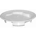 Assiette antidérapante blanc ø 23,5 cm - par 12