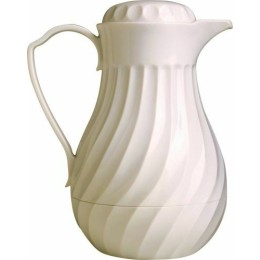 Pichet isotherme torsade blanc 1,2 L