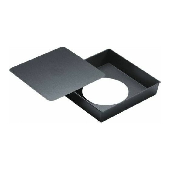 DIFFUSION 576135 Moule carré en métal anti-adhérent - 24 x 24 x 5,5 cm