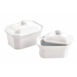 Gîte rectangulaire porcelaine 11,5 cl /6
