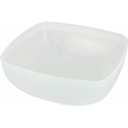 Saladier carré plastique translucide 230 cl - par 50