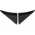 Ravier triangle arrondi ABS noir 80 x 56 x 4 cm - par 2