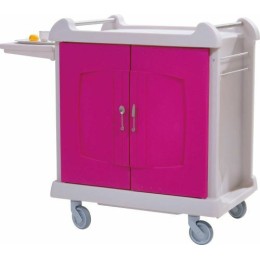 Chariot petit déjeuner framboise 101 x 65 x 110 cm
