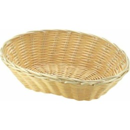 Corbeille PP imitation osier 18 x 12 cm