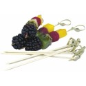 Mini brochette bambou ruban 10,5 cm - par 200