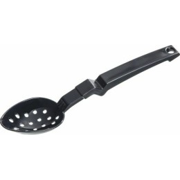Cuillère de service noire perforée 32cm