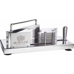 Coupe tomates inox 10 tranches 42,5 x 20 x 18 cm