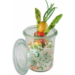 Verrine weck avec couvercle ø6x8cm /12