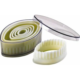 Découpoir ovale cannelé polyglass - par 7