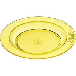 Assiette demi-creuse copolyester jaune ø 23,5 cm - par 6