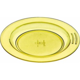 Assiette demi-creuse copolyester jaune ø 18 cm - par 6