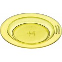 Assiette demi-creuse copolyester jaune ø 18 cm - par 6