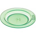 Assiette demi-creuse copolyester verte ø 23,5 cm - par 6