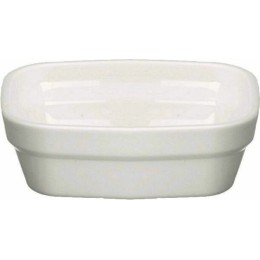 Ravier carré copolyester blanc 25 cl - par 6