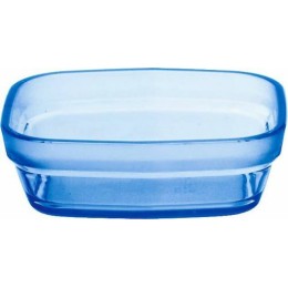 Ravier carré copolyester bleu 25 cl - par 6