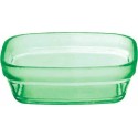 Ravier carré copolyester vert 25 cl - par 6