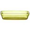 Ravier rectangulaire copolyester jaune 32 cl - par 6
